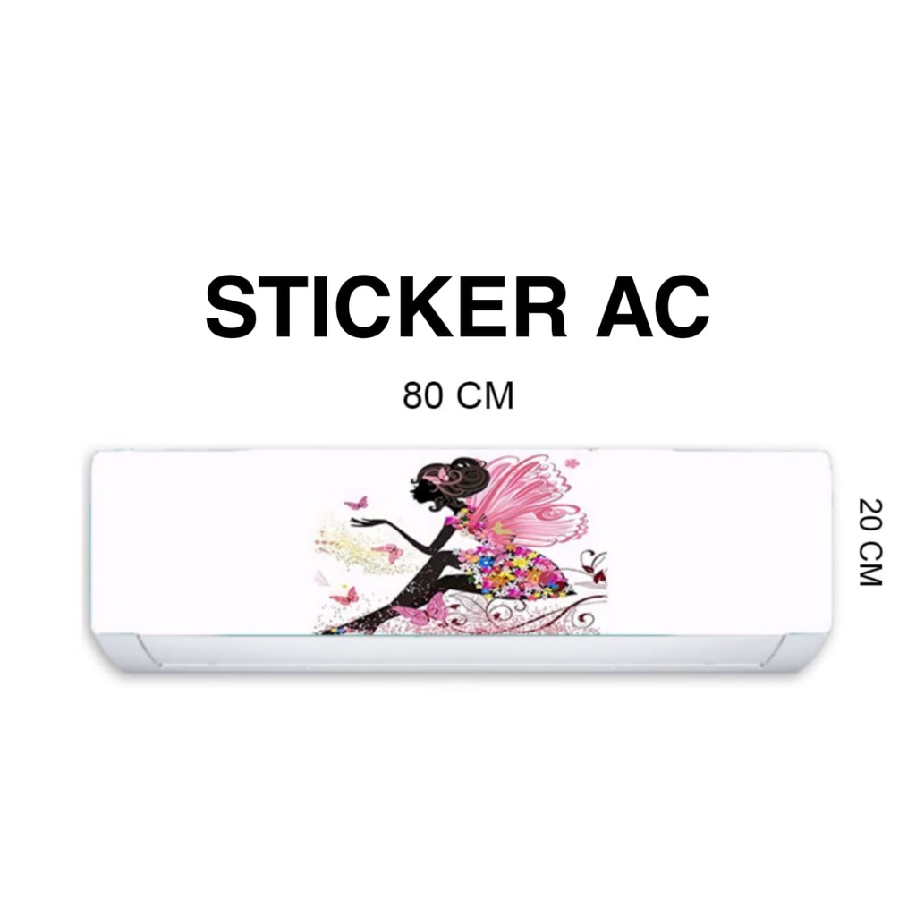 Jual Stiker AC Hanya Bagian Depan Saja Uk.80 x 20 Motif Karakter ...