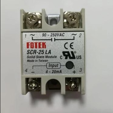 Jual Fotek Single Phase Solid State Module Modul Dimmer SCR SCR-25LA 4 ...
