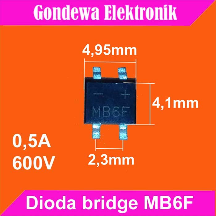 Jual MB6F dioda bridge | Shopee Indonesia