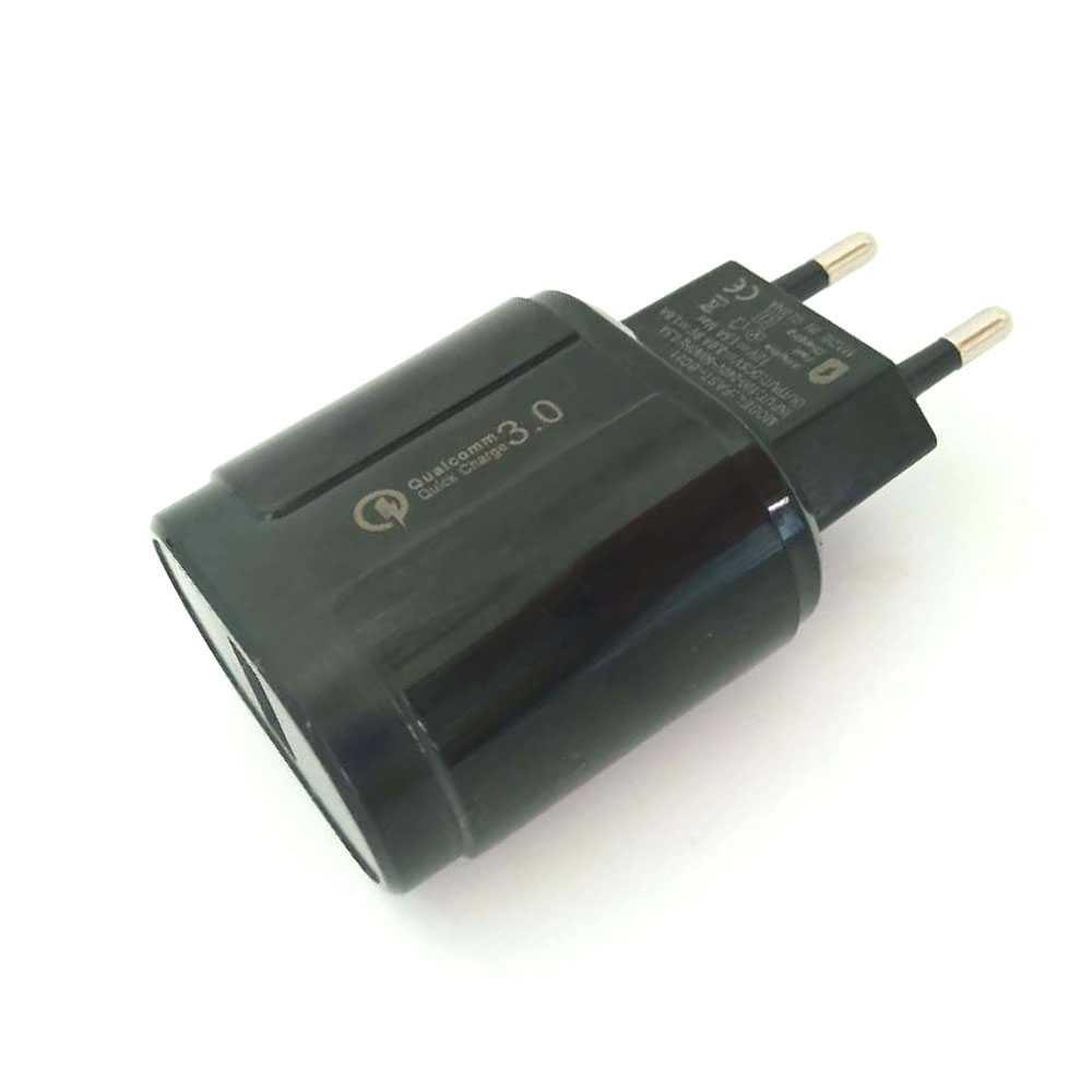 Jual Kepala Charger USB 1 Port 3A 18W EU Plug QC3.0 Quick Charge Fast