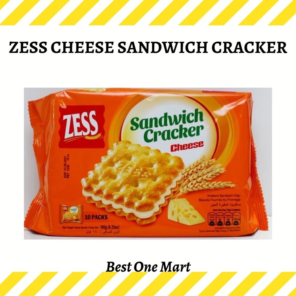 Jual Biskuit Zess Sandwich Cracker Lemon Cokelat Chocolate Cheese