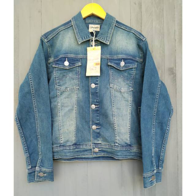 Jaket denim wrangler best sale