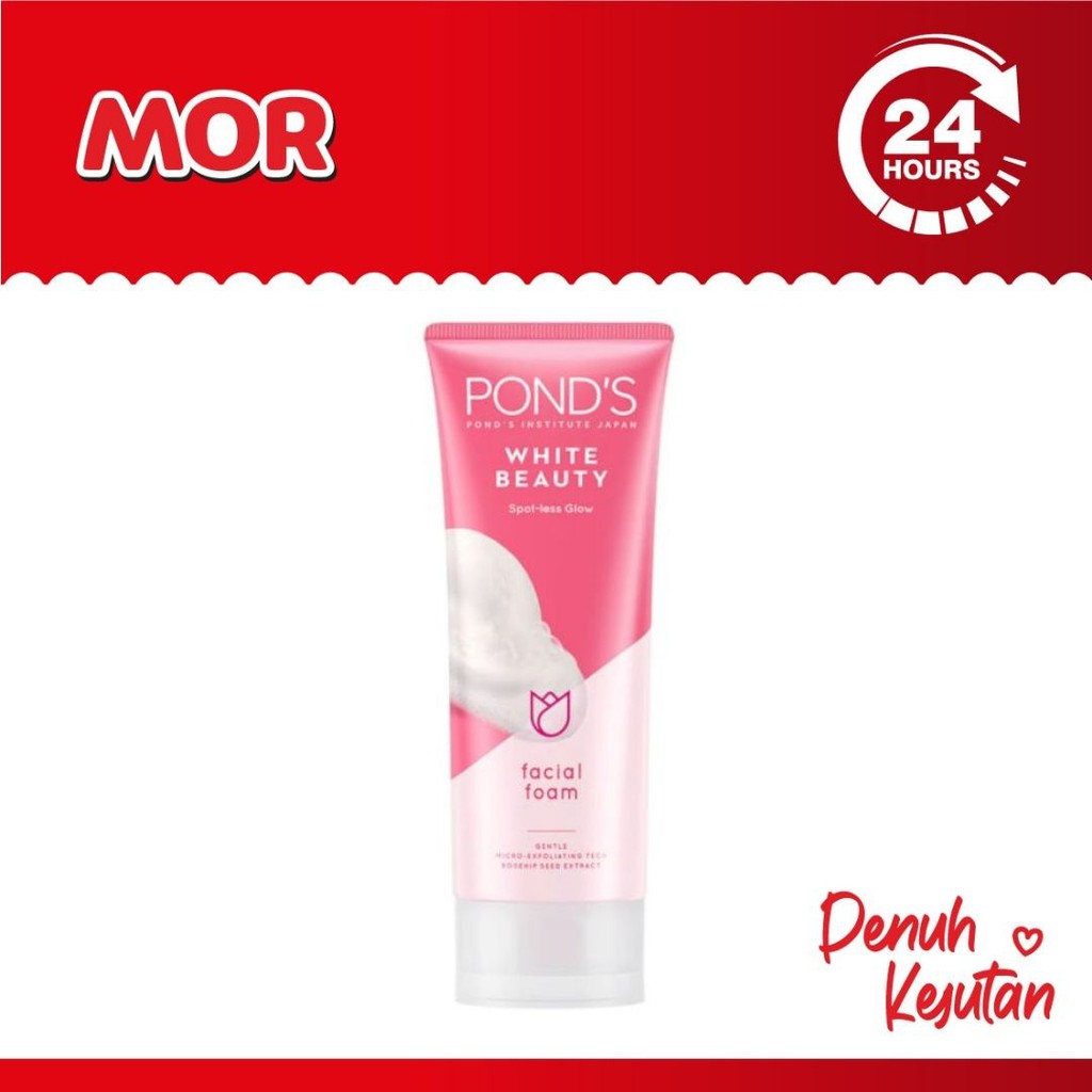 Jual PONDS White Beauty Facial Foam Sabun Cuci Muka 100 Gr | Shopee ...