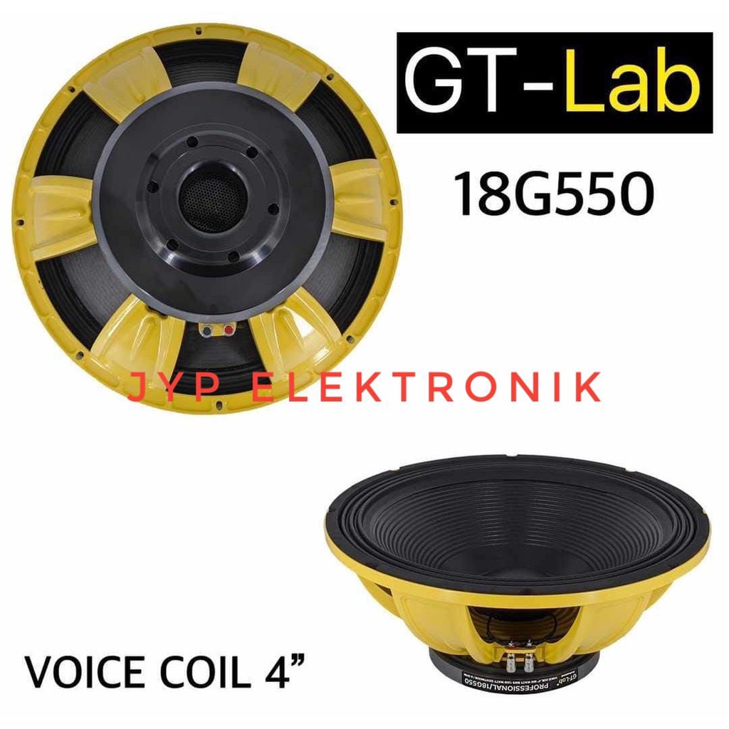 Jual SPEAKER KOMPONEN GT LAB 18G550 / GT LAB 18 G550 VOICE COIL 4