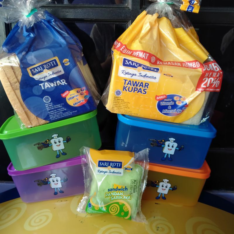Jual SARI ROTI FREE LUNCH BOX | Shopee Indonesia