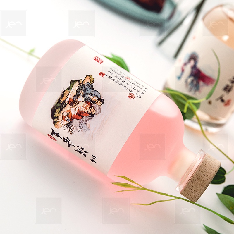 Jual Botol Kaca Matte Bulat Model Japanese Shochu Botol Kemasan ...