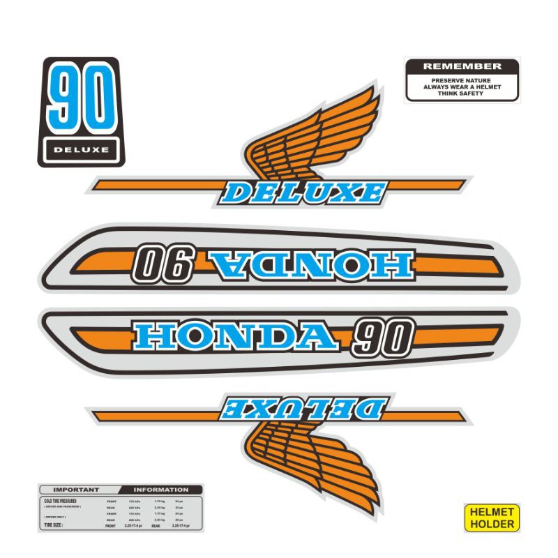 Jual STIKER STRIPPING HONDA C90 | Shopee Indonesia