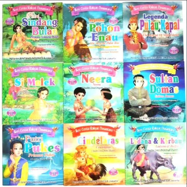 Jual Buku cerita bergambar seri cerita rakyat nusantara | Shopee Indonesia