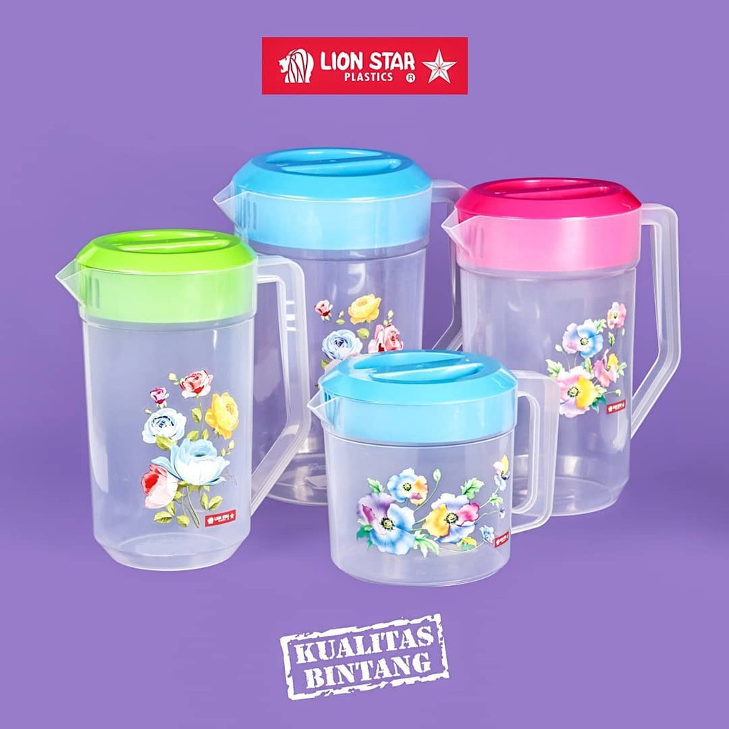 Jual Lion Star Teko / Water Jug kecil Transparant (1.5 Liter) | Shopee ...