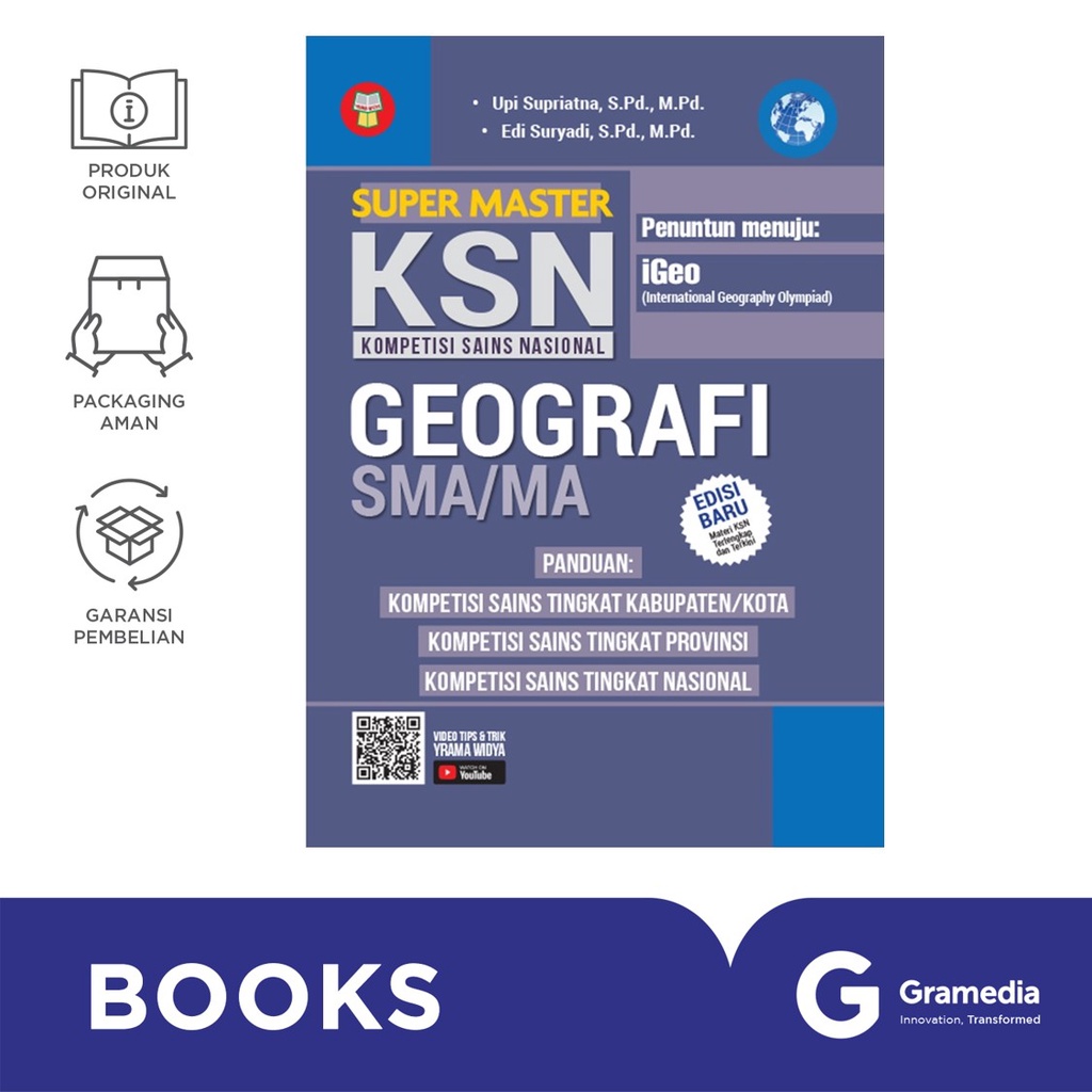 Jual Sma/Ma Super Master Ksn Geografi : Kompetisi Sains Nasional ...