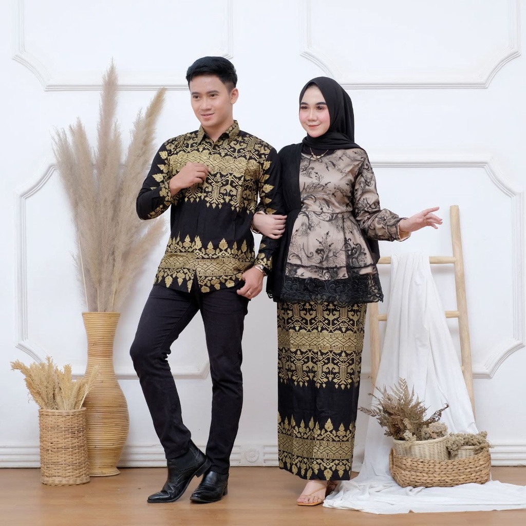 Jual SETELAN KEBAYA MODERN KEBAYA BRUKAT KEBAYA MURAH BATIK COUPLE BAJU ...