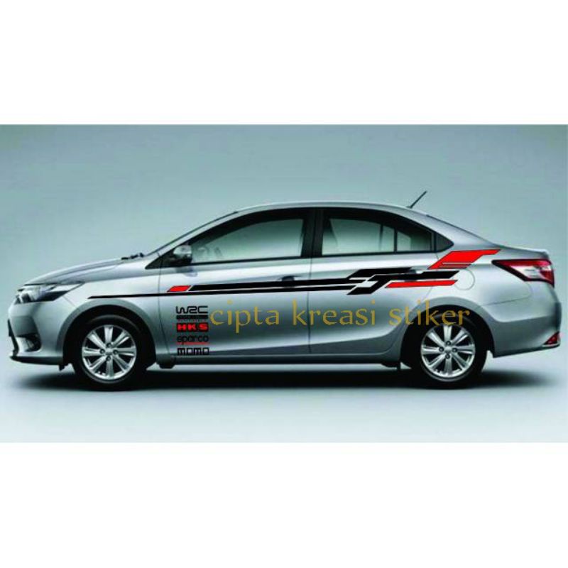Jual sticker stiker mobil sedan Vios limo Civic Genio Corolla all tipe ...