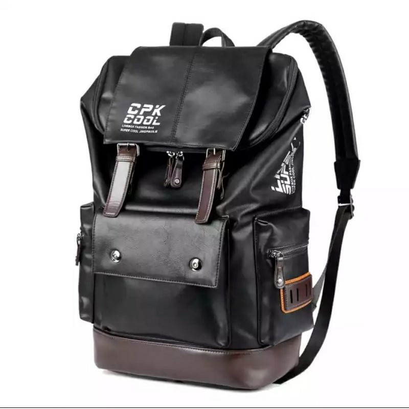 Promo Tas Ransel Kulit Pria ELZ12012002 Diskon 46% di Seller ELZISHOP -  Gondrong, Kota Tangerang