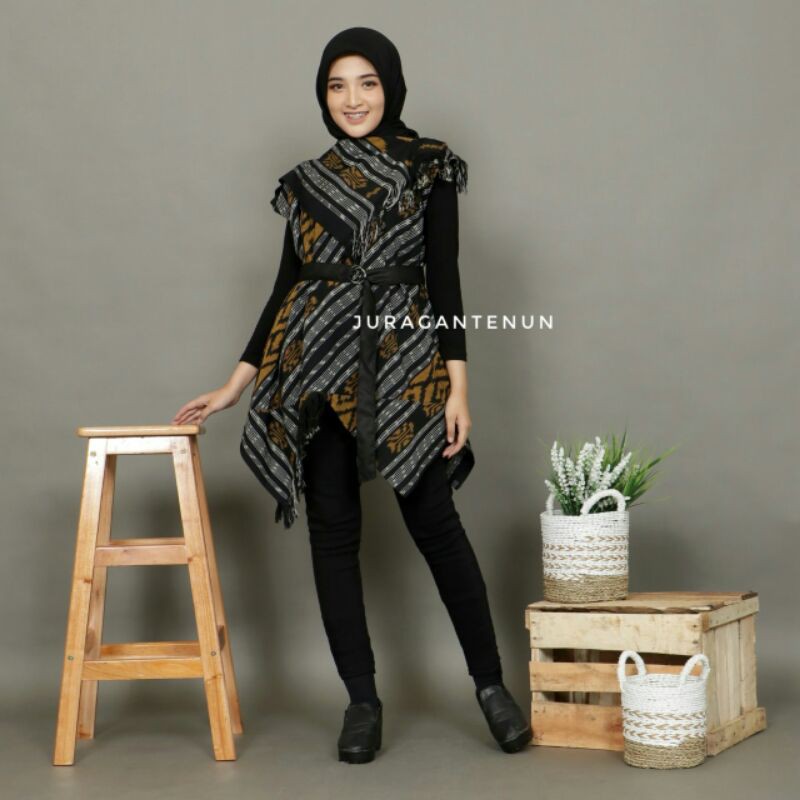 Jual Top Pancali - Blus Tenun - Baju Tenun Atasan | Shopee Indonesia