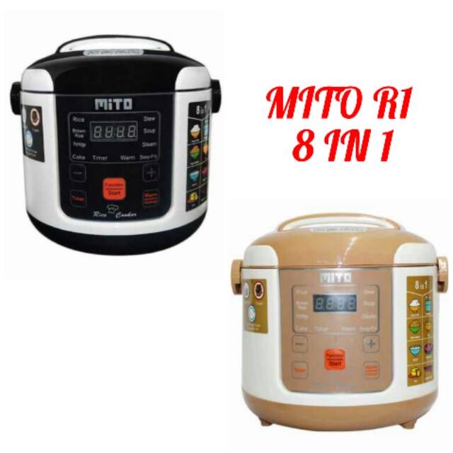 Jual Mito R1 8in1 Digital Rice Cooker [1 L] 100 ORI Shopee Indonesia
