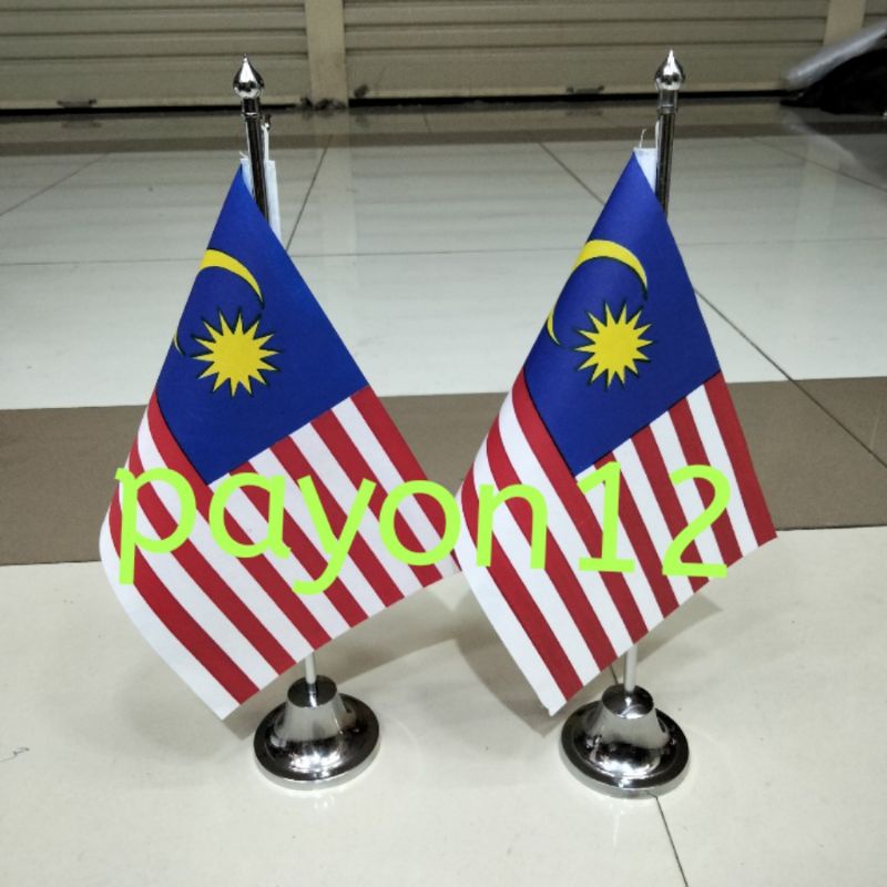 Jual Tiang Stenlis Meja Bendera Malaysia Shopee Indonesia