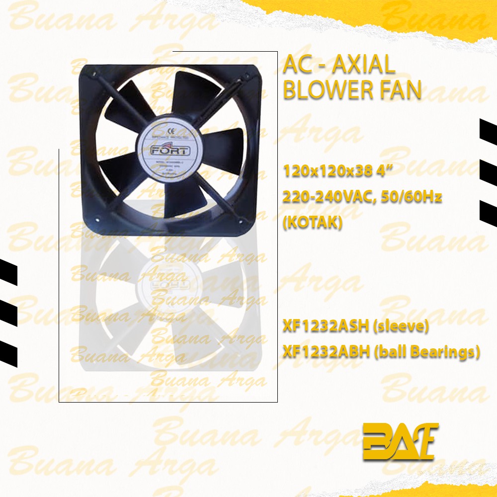 Jual Axial Blower Fan Xf Abh Xf Abh Ball Bearings Model Fort Shopee Indonesia