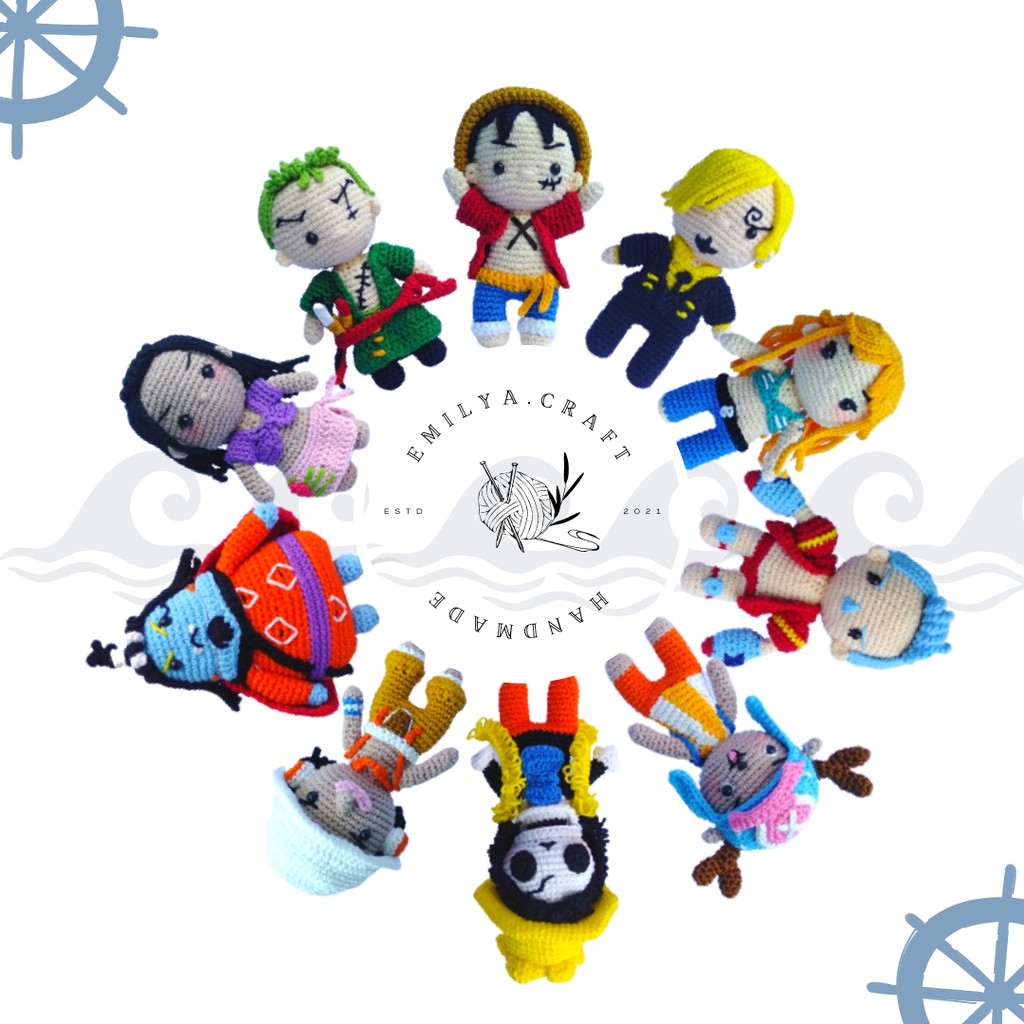 Jual Boneka Rajut One Piece ( Luffy Amigurumi ) | Shopee Indonesia