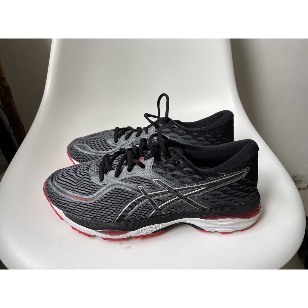 Jual Sepatu Running Asics Gel Cumulus 19 Black Red New Original Shopee Indonesia