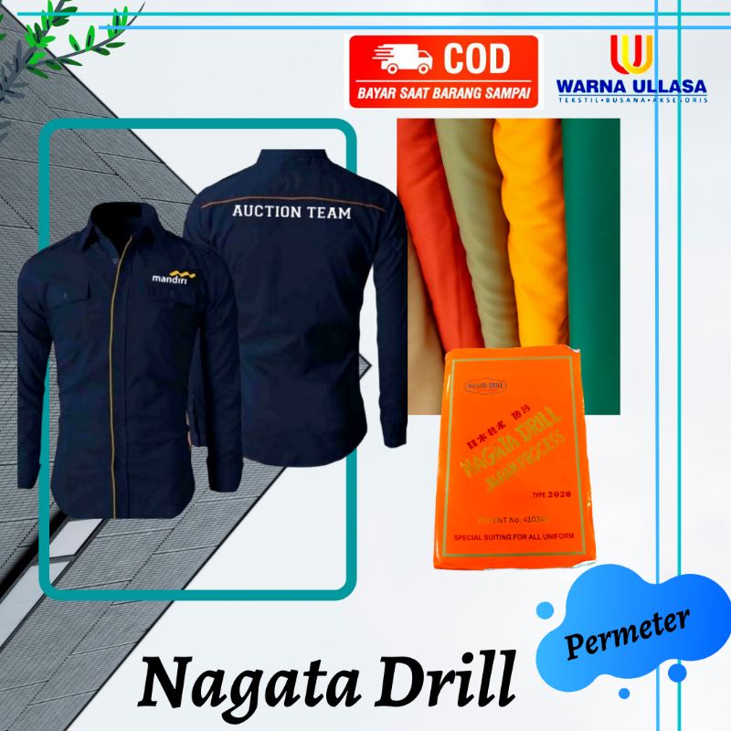 Jual Bahan Kain Nagata Drill, Bahan Seragam Satpam, Seragam Perawat