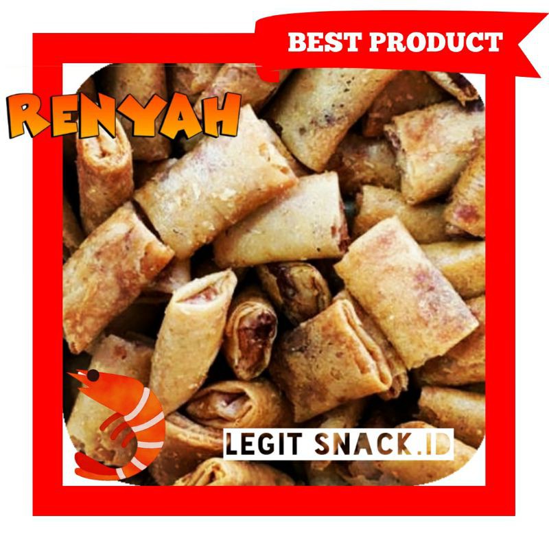 Jual Sumpia Jumbo Full Ebi / Snack Sumpiah Udang 250 Gram | Shopee ...