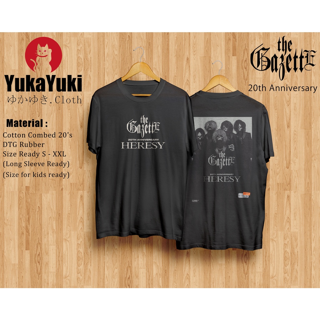 the GazettE 20周年 HELESY 限定 Tシャツ　ライブ グッズ the GazettE 20周年 HELESY 限定 Tシャツ ライブ グッズ