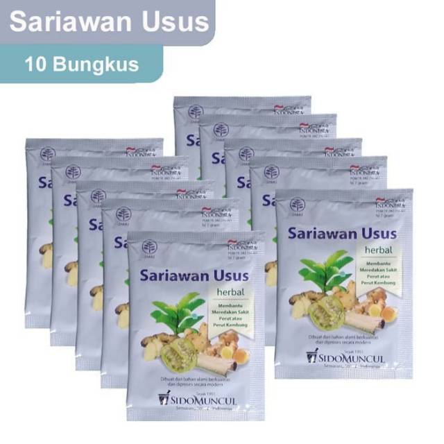 Jual Jamu Sariawan Usus Sidomuncul Isi 10 Sachet Shopee Indonesia