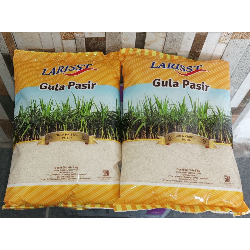 Jual Raja Gula dan Larisst Gula Pasir kemasan 1 kg | Shopee Indonesia
