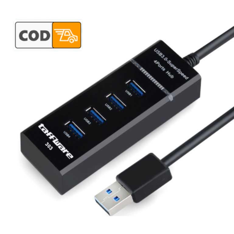 Jual High Speed 4 Slot Ports USB HUB 3.0 Plug and Play 5Gbps Transfer ...