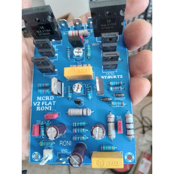 Jual Power driver MCRD V2 Flat PCB Fiber FR4 Tef MJL | Shopee Indonesia