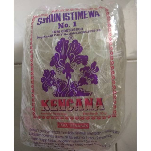 Jual Shun Istimewa Sohun Soto Sohun Bakso Sohun Cap Kencana Shopee Indonesia