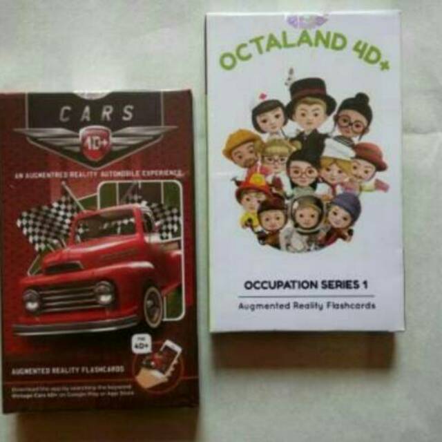Jual Kartu Edukasi Animasi AR Octagon Studio Octaland 4D | Shopee Indonesia