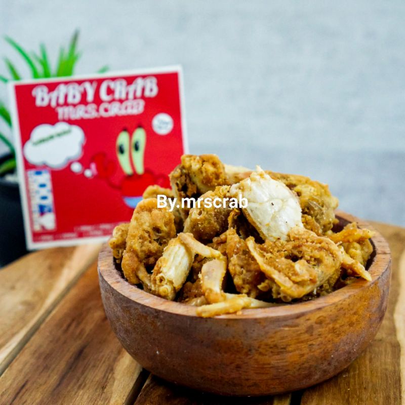 Jual BABY CRAB CRISPY HALAL 70 GR BABY CRISPY CRAB KRIPS RAJUNGAN CRISPY SNACK SEHAT JAJAJAN