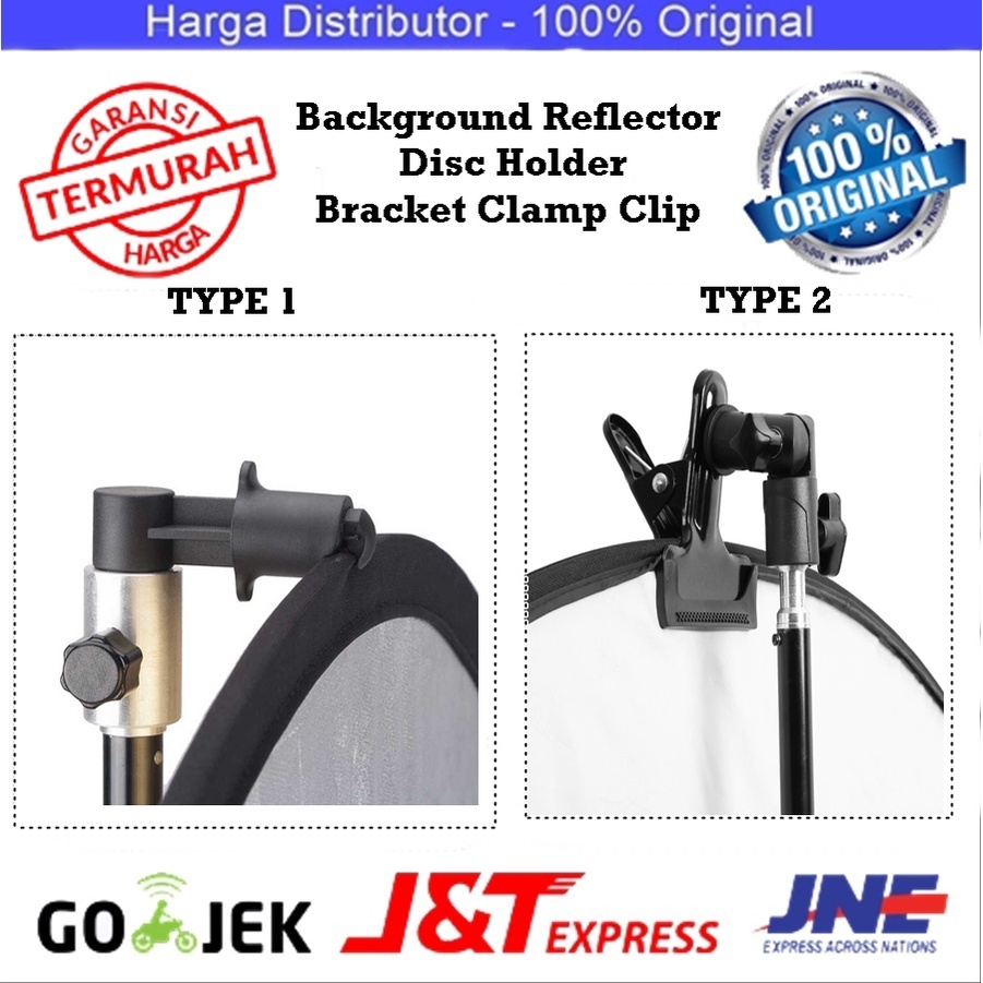 Jual Penjepit Background Reflector Disc Holder Bracket Clamp Clip Foto Godox Shopee Indonesia