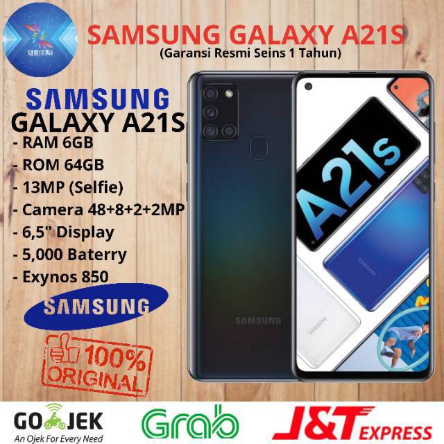 Jual Samsung Galaxy A21S Ram 6GB Rom 64GB 6/64 & 3/32 Garansi Resmi 1 ...