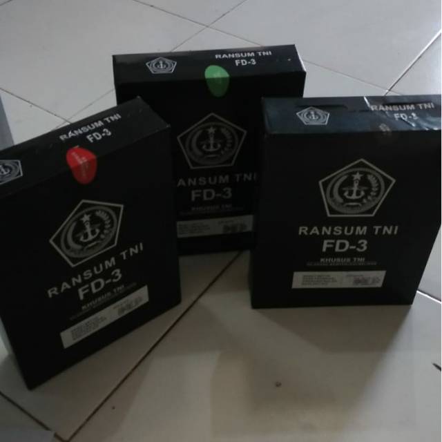 Jual Promo ransum TNI FD 3 suplemen susu cereal 600 gram variasi aneka ...