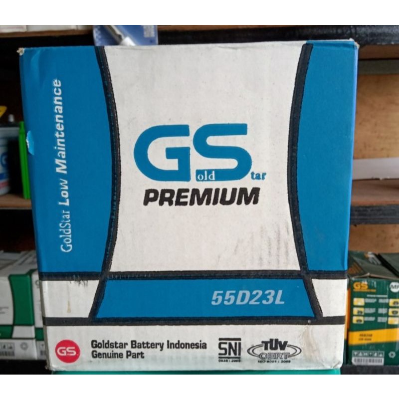 Jual aki mobil GS Gold star 55d23L Grand vitara kia rio xtrail | Shopee