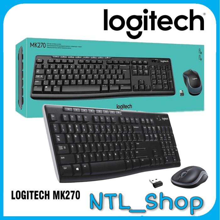 Jual Logitech Mk270 Keyboard + Mouse | Shopee Indonesia