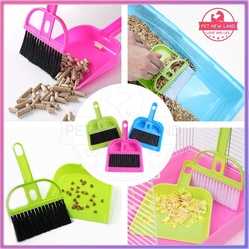 Jual Set Sapu Sekop mini Sekop Kotoran Kucing Cat Litter Scoop ...