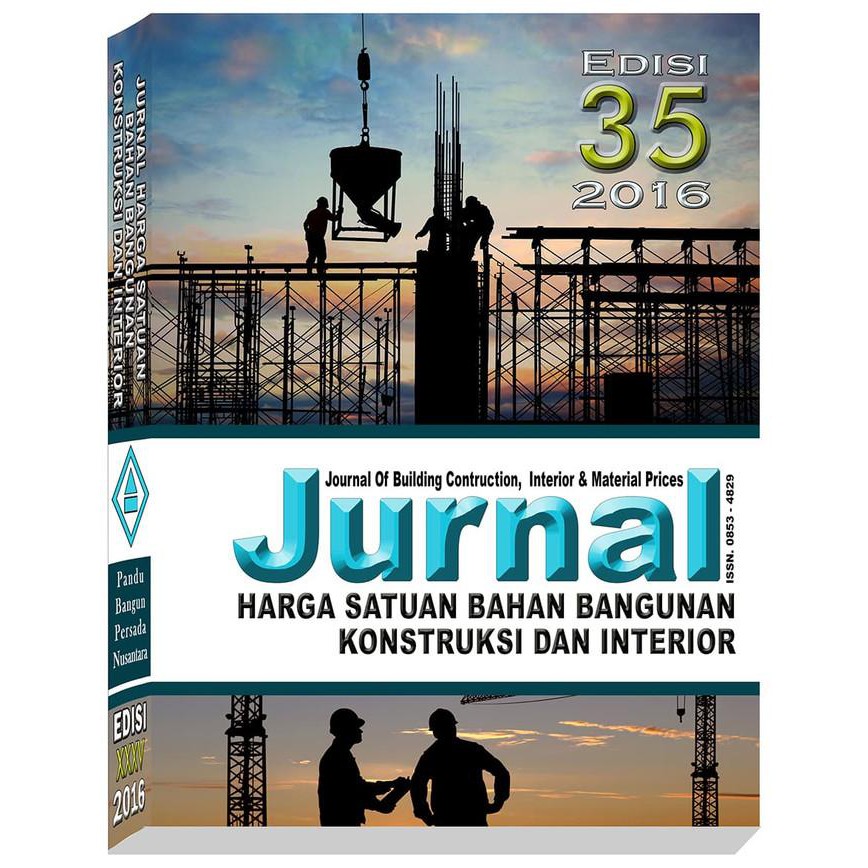 Jual Jurnal Harga Satuan Bahan Bangunan Kontruksi Dan Interior Edisi 35 ...