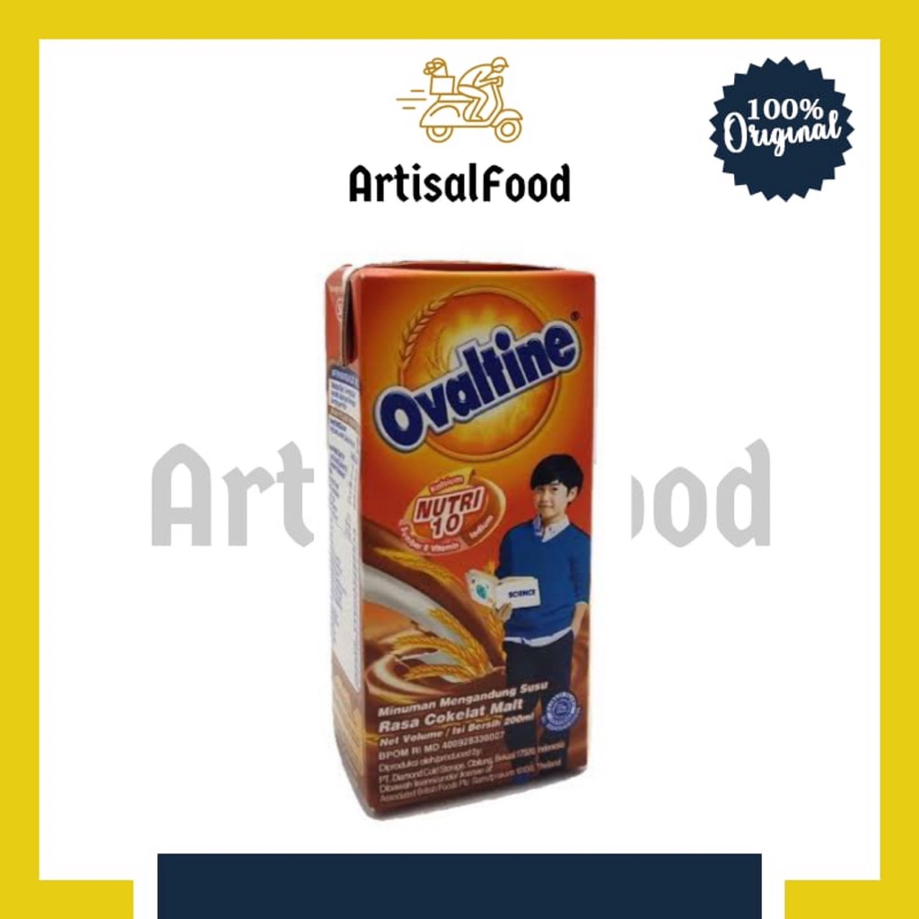 Jual Ovaltine Uht 200ml Chocolate Malt Shopee Indonesia 7454