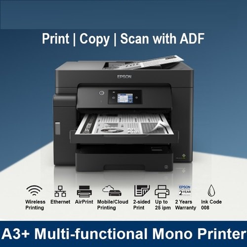Jual Printer Epson EcoTank Monochrome M15140 A3 Wi-Fi Duplex All-in-One ...
