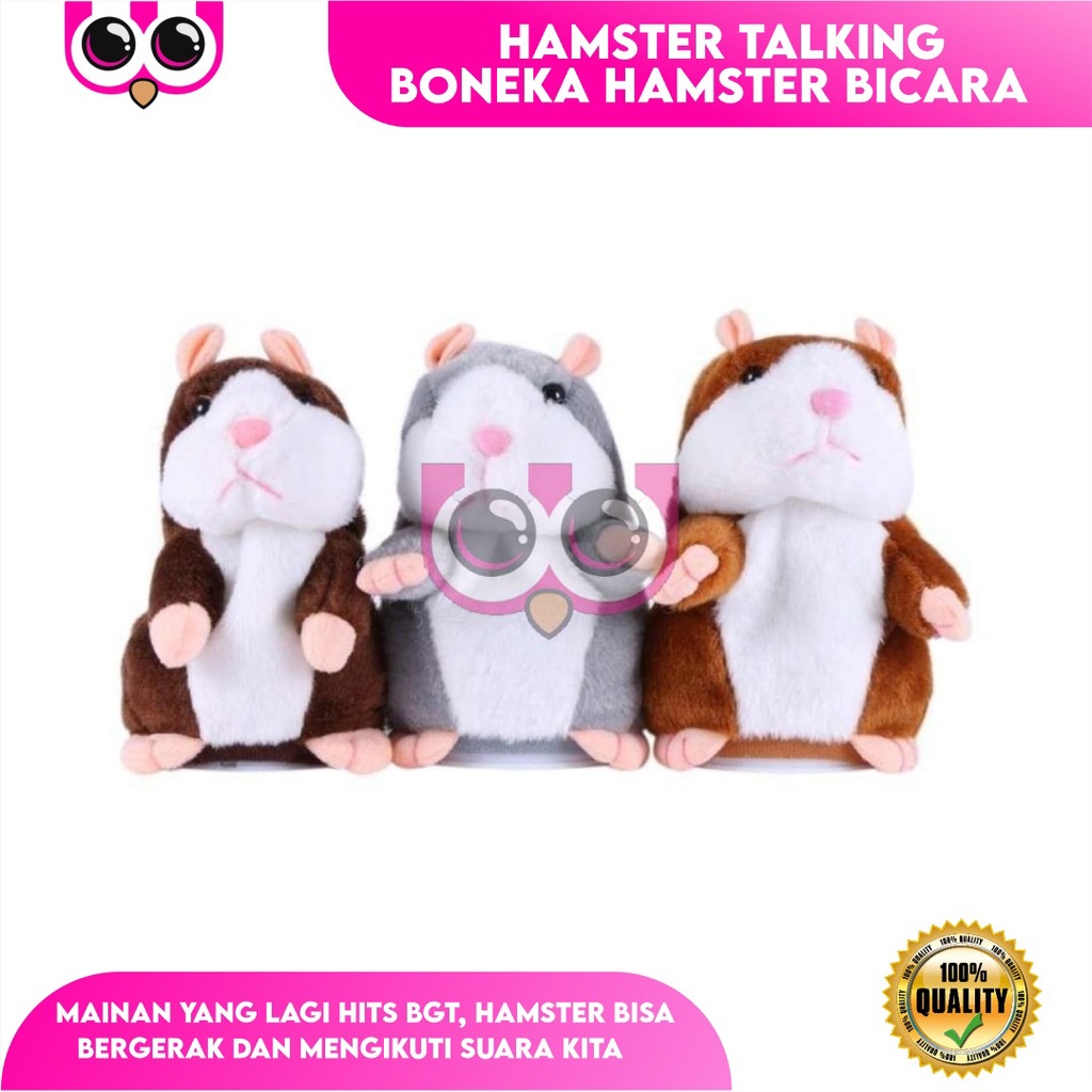 Talking cheap hamster shopee