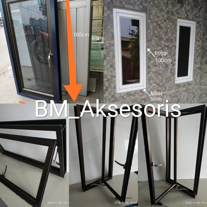 Jual Jendela Aluminium 60x100 Casement Bovenli Murah Promo | Shopee ...