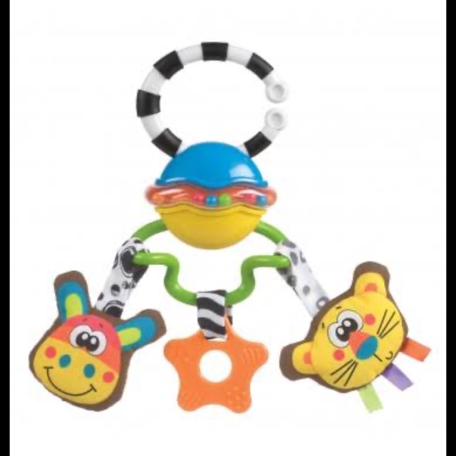 Mothercare Forest Hues Plush Rattle 3Pk