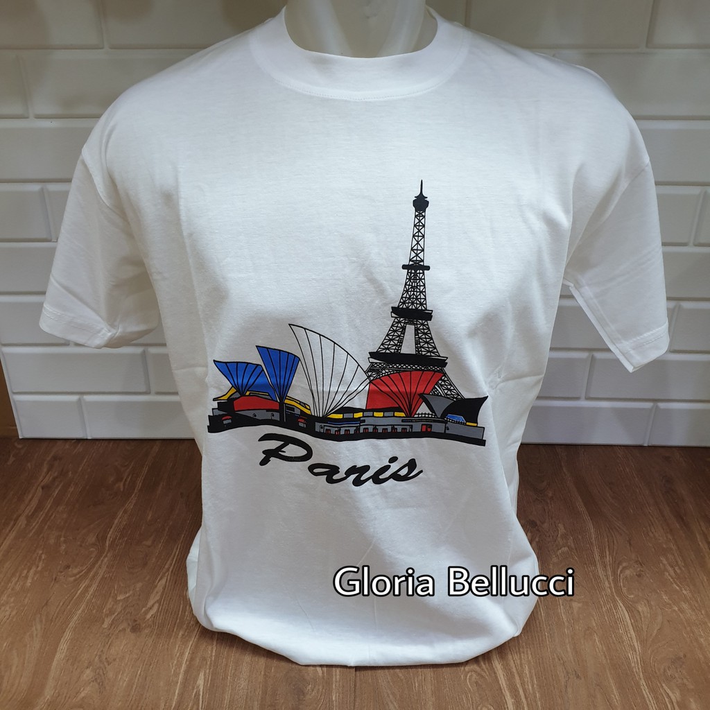Jual kaos souvenir prancis oleh2 baju paris menara eiffel tower ...