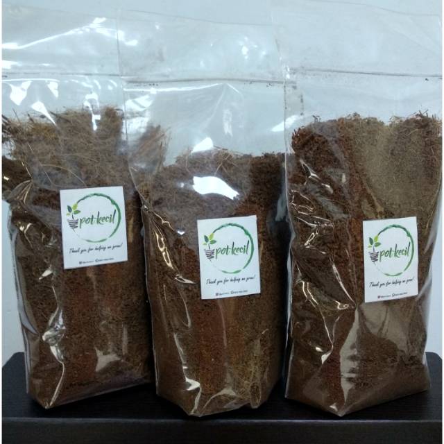 Jual Cocopeat Halus 500 Gr / Serbuk Kelapa Halus / Campuran Media Tanam ...