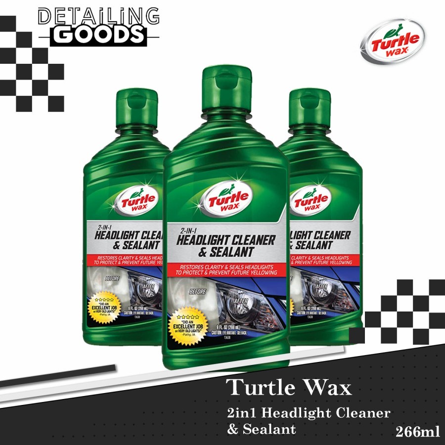 Turtle Wax Headlight Cleaner and Sealant 266 ml