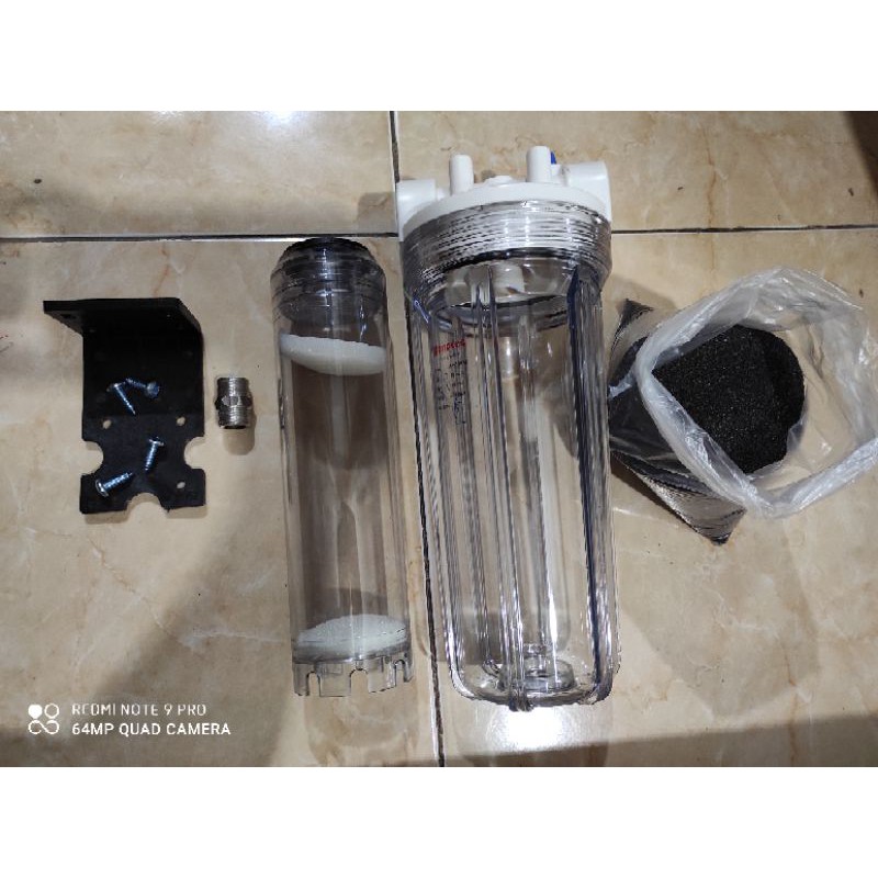 Jual Filter / Saringan Air Instant Kran 1/2" Paket Lengkap | Shopee ...