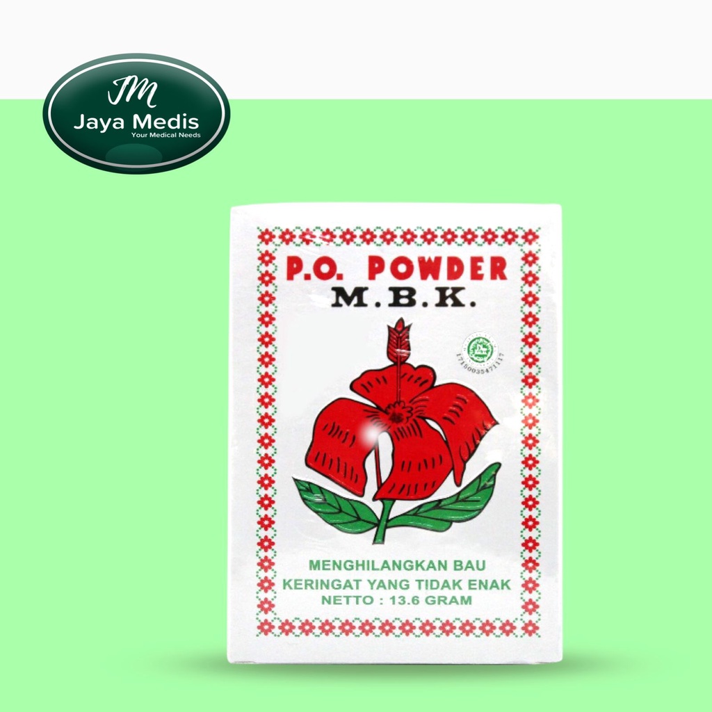 Jual ( 5 pcs ) Po Powder MBK - Bedak Penghilang Bau Badan Dan Keringat ...